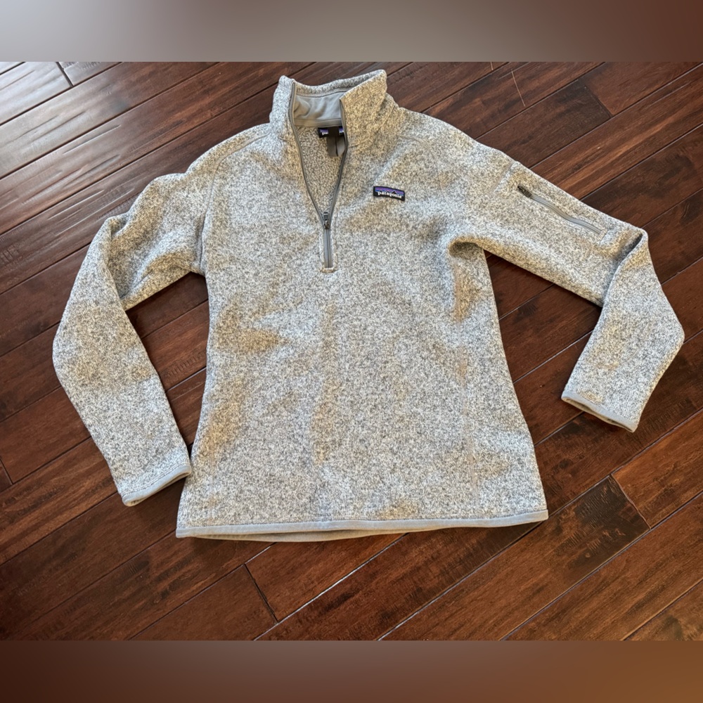Patagonia Heather Gray Knit Pullover